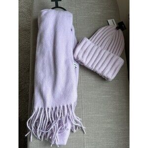 SONOMA GOODS FOR LIFE Hat & Scarf set. NWT. Pink/L soft &cozy, shawl, scarf with